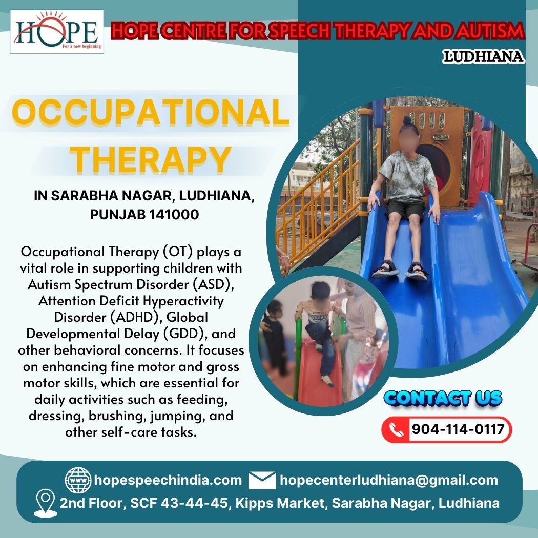 Hope Center For Speech Therapy & Autism Ludhiana
