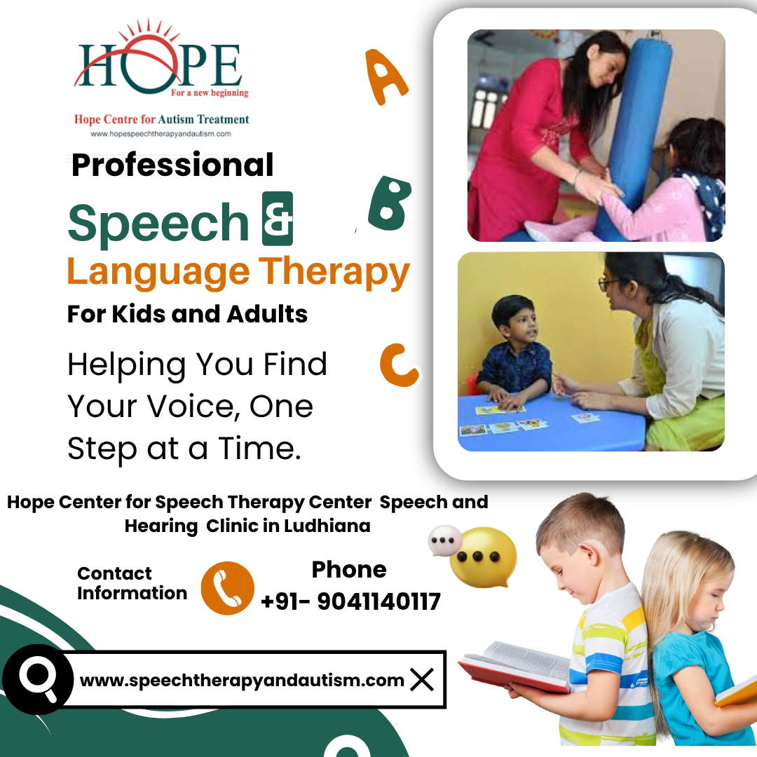 Hope Centre For Speech Therapy & Autism best speech therapy in ludhiana
